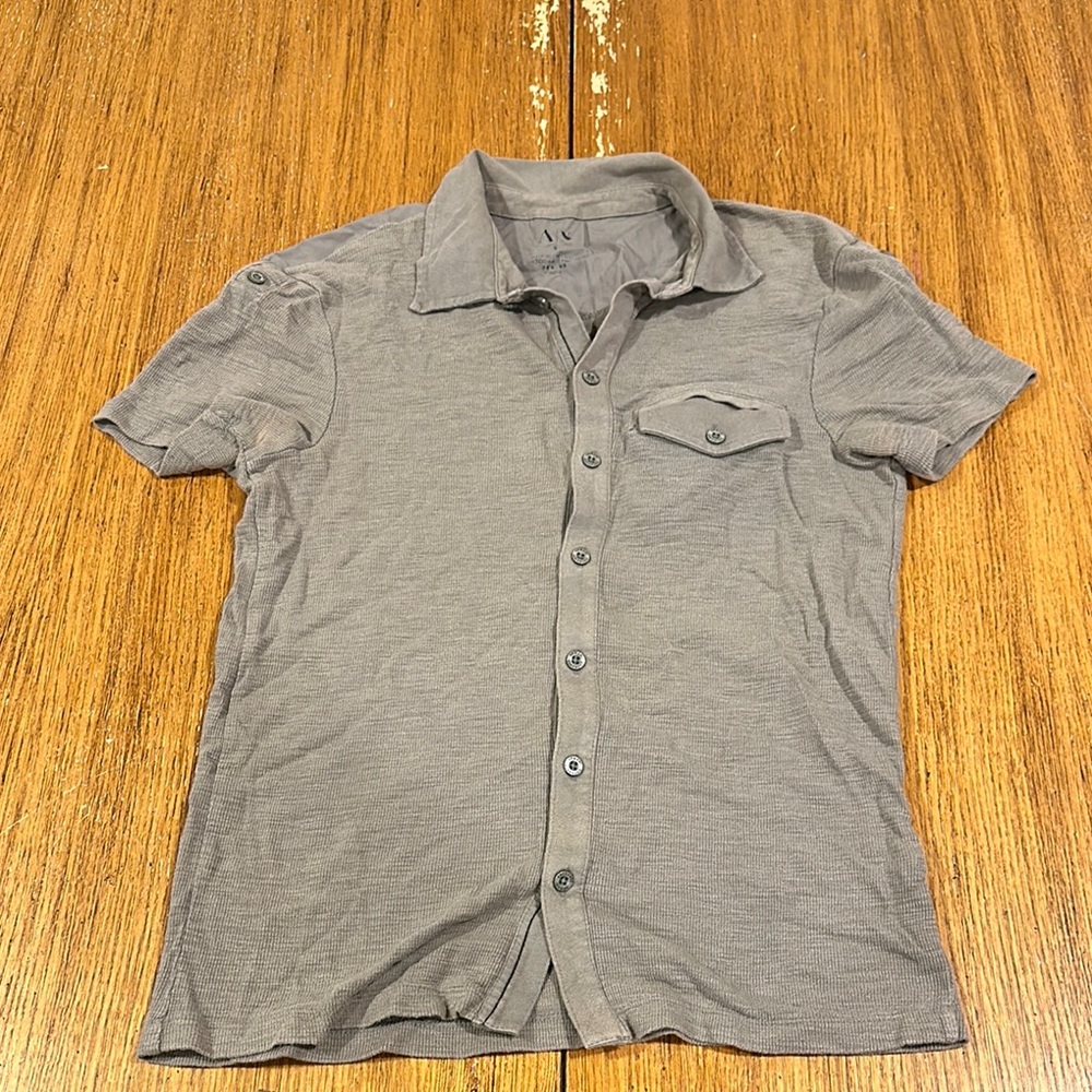 ARMANI EXCHANGE Men’s Cotton Buttoned Down Shirt